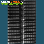18" CTL Rubber Track 450x86x52 - Heavy Duty Multi-Bar Pattern