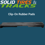 500mm Clip-On Rubber Pad 190mm Pitch - Heavy Duty